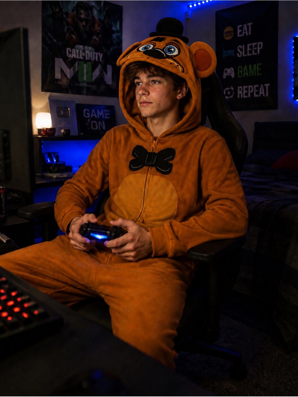 Freddy Fazbear onesie Pajama Five Nights at Freddy’s
